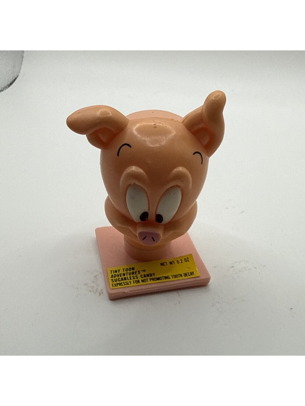 Vintage 1991 Topps HAMTON J. PIG Tiny Toons Candy Container bubble gum